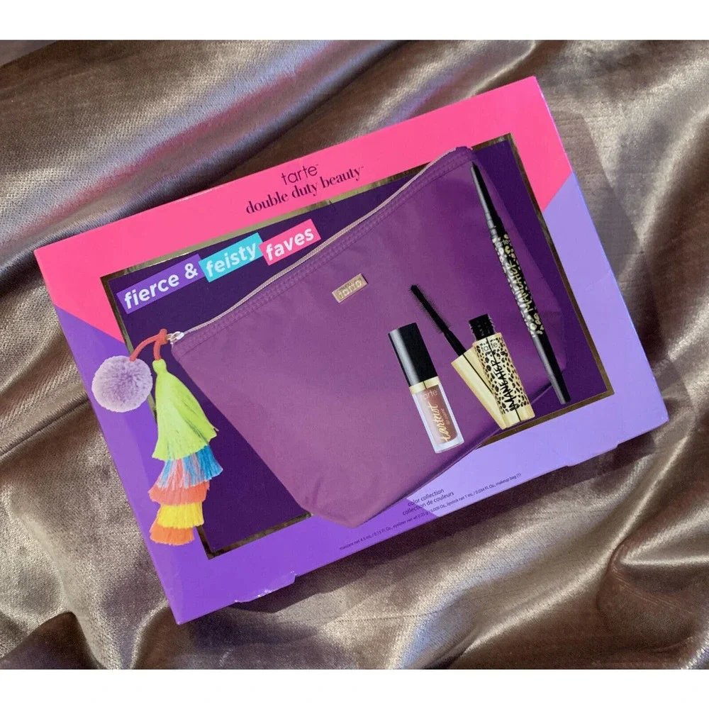TARTE FIERCE & FEISTY FAVES PARTY BAG - LIMITED EDITION - BNIB *READ - Picture 1 of 4
